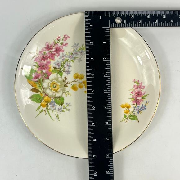 Alfred Meakin England 9" Plate Floral Spring Easter Dinner Decorative Post War - Picture 4 of 7